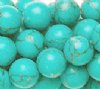 16 inch strand 8mm Green Howlite Turquoise Matrix Beads