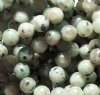 16 inch strand of 8mm Round Sesame Jasper Beads