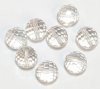8, 8mm Round Faceted Rich Cut Crystal Quartz Beads