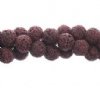 8 Inch Strand of 8mm Round Sedona Red Lava Stone Beads