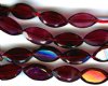 16 inch strand of 7x4mm Flat Faceted Marquis Cut Garnet Beads