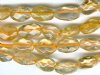 8 inch strand 10x8mm Citrine Faceted Puff Oval Beads