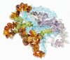 16 inch strand of Mixed Chips - Peridot, Amethyst, Aquamarine, and Dark Citrine