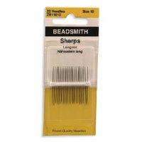 20, #10 Sharps Beadsmith Beading Needles (Blister Pack)
