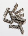 10, 4x13mm 3 Hole Fancy Antique Silver Spacer Bar