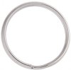 20, 34mm Tempered Steel Nickel Plated Split Rings