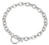 1, 7.5 Inch Stainless Steel Toggle Bracelet
