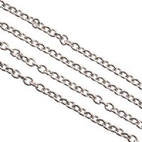 1m of 2.9x2.4mm Stainless Steel Oval Chain 