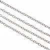 1m of 2x1.5mm Stainless Steel Oval Chain