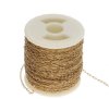 Basic Elements Beadable Chain Gold Stainless Steel .25x.8mm, 8m
