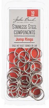 75, 10mm Stainless Steel Jump Rings