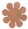 1 24mm Bright Copper Daisy Stamping Blank 
