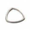 SS4131 1, 11mm Sterling Silver Triangle Connector Ring