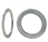 1, 12mm Sterling Silver Round Flat Linking Ring