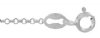 20 inch 1mm Sterling Silver Rolo Chain