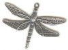 SS5057 1 26x35mm Sterling Silver Dragonfly Pendant