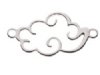 SS4165 1, 25x13mm Sterling Silver Large Cloud Connector Link