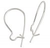 SS6181 5 Pair Sterling Silver Kidney Ear Wires
