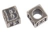 Sterling Silver Alphabet Bead "B"