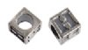 Sterling Silver Alphabet Bead "H"