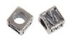 Sterling Silver Alphabet Bead "M"