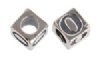 Sterling Silver Alphabet Bead "O"