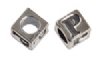 Sterling Silver Alphabet Bead "P"