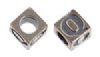 Sterling Silver Alphabet Bead "Q"