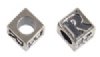 Sterling Silver Alphabet Bead "R"