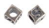 Sterling Silver Alphabet Bead "S"