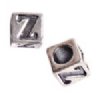 Sterling Silver Alphabet Bead "Z"
