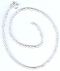 24 inch 1.2mm Sterling Silver Rope Chain Necklace