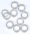 SS2605 10 5mm Closed Sterling Silver Jump Rings