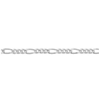 22 inch 2.2mm Sterling Silver Figaro Chain