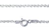 18 inch 1mm Sterling Silver Wheat Chain