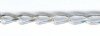 1 Foot 4x1.5mm Sterling Silver Semi Twisted Link Chain