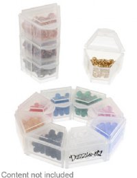 8 Box Plastic Storage Ring Shaped Organizer