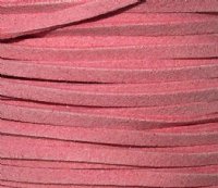 1 Meter of 3.5mm Pink Suede Lace