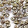10 Grams Crystal Grey Rainbow 2.5x5mm Superduo Beads