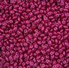 DUO-33404 10 Grams Alucolour Magenta 2.5x5mm Superduo Beads