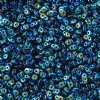 DUO-28703 10 Grams Jet Full AB 2.5x5mm Superduo Beads