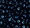 DUO-79032 - 10 Grams Jet Metallic Suede Dark Blue 2.5x5mm Superduo Beads