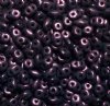 DUO-79086 - 10 Grams Jet Metallic Suede Pink 2.5x5mm Superduo Beads