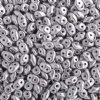 DUO-29405 10 Grams Crystal Matt Silver Aluminum 2.5x5mm Superduo Beads