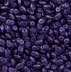 DUO-24202 10 Grams Metalust Purple 2.5x5mm Superduo Beads