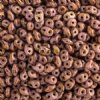 10 Grams Opaque Lumi Brown Lustre 2.5x5mm Superduo Beads