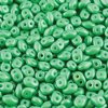 DUO24010 - 10 Grams Pearl Shine Light Green 2.5x5mm Superduo Beads