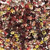 DUO-590080 - 10 Grams Transparent Ruby & Capri Gold 2.5x5mm Superduo Beads