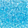 DUO560020 - 10 Grams Transparent Aqua 2.5x5mm Superduo Beads