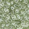 DUO14457 - 10 Grams Transparent Crystal Lustre Green 2.5x5mm Superduo Beads